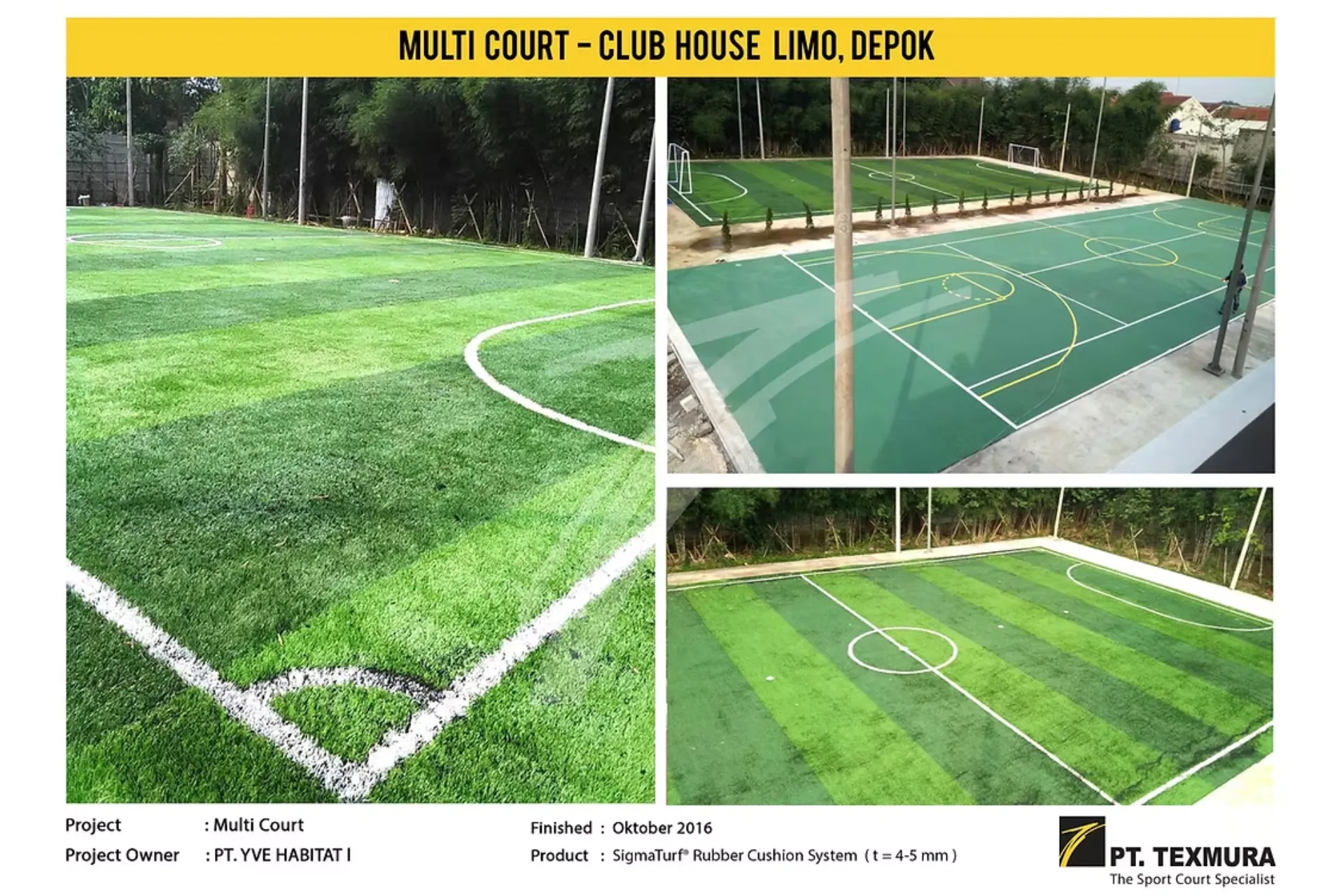 Harga Bangun Lapangan Tenis per Meter